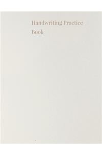 Handwriting Practice Book
