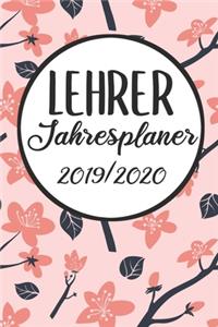 Lehrer Jahresplaner 2019 / 2020