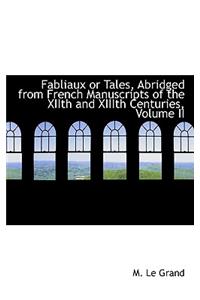Fabliaux or Tales, Abridged from French Manuscripts of the Xiith and XIIIth Centuries, Volume II