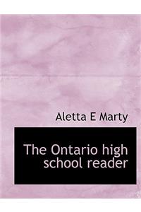 The Ontario High School Reader