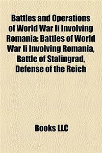 Battles and Operations of World War II Involving Romania