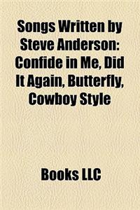 Songs Written by Steve Anderson
