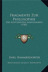 Fragmente Zur Philosophie