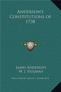 Anderson's Constitutions of 1738