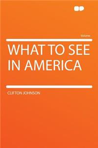 What to See in America