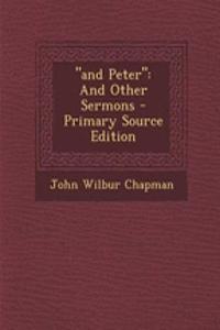 And Peter