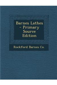 Barnes Lathes