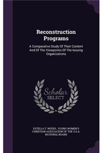 Reconstruction Programs