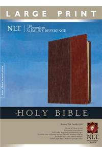 NLT Premium Slimline Reference Bible, Large Print, Indexed