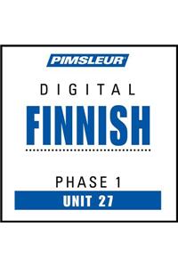 Pimsleur Finnish Level 1 Lesson 27 MP3