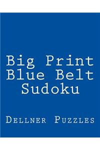 Big Print Blue Belt Sudoku