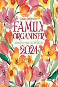 Emma Bridgewater Golden Tulips Week-to-View Planner Wall Calendar 2024
