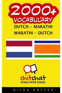 2000+ Dutch - Marathi Marathi - Dutch Vocabulary