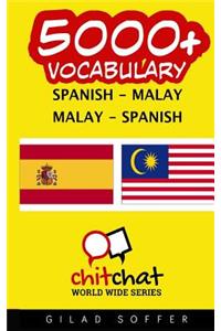 5000+ Spanish - Malay Malay - Spanish Vocabulary