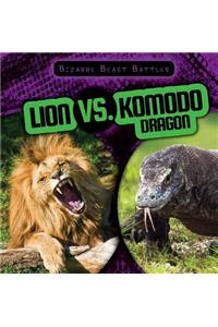 Lion vs. Komodo Dragon