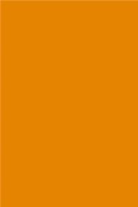 Journal Fulvous Color Simple Plain Fulvous Orange