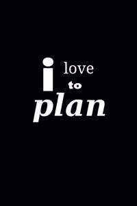 2020 Daily Planner I love To Plan 388 Pages