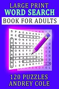 Large Print Word Search Book For Adults