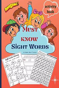 Must know Sight Words activity book