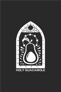 Holy guacamole: 6x9 FOOD - dotgrid - dot grid paper - notebook - notes