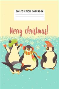 Composition Notebook Merry Christmas