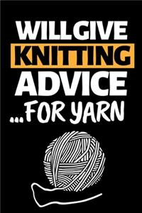 Will Give Knitting Advice For Yarn