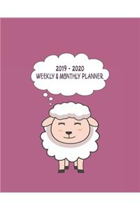 2019 - 2020 Weekly & Monthly Planner