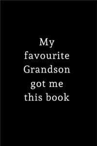 My Favourite Grandson Got Me This Book