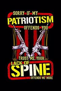 Sorry If My Patriotism Offends You Trust Me, Your Lack Of Spine Offends Me More