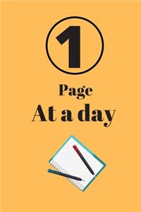 1 page at a day
