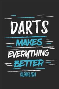 Darts Makes Everything Better Calender 2020