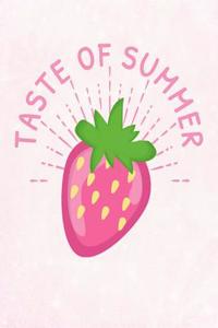 Strawberries Taste of Summer Notebook