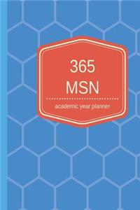 365 MSN Academic Year Planner