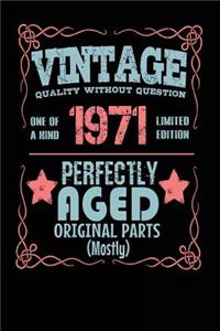 Vintage Quality Without Question One of a Kind 1971 Limited Edition Perfectly Aged Original Parts Mostly