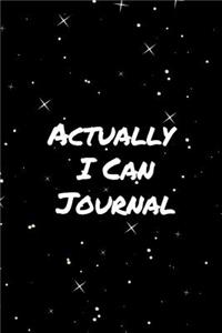 Actually I Can Journal