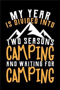 My Year Is Divided Into Two Seasons Camping and Waiting for Camping