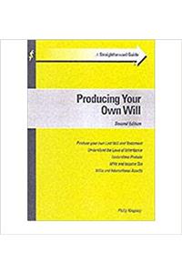 A Straightforward Guide to Producing Your Own Will (Straightforward Guides)