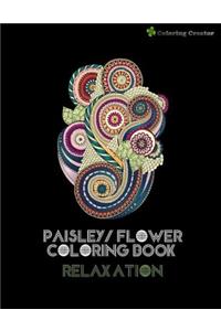 Paisley/ Flower Coloring Book Relaxation