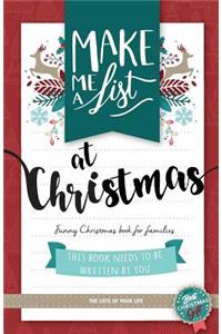 Make me a list at Christmas