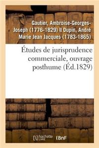 Études de Jurisprudence Commerciale, Ouvrage Posthume