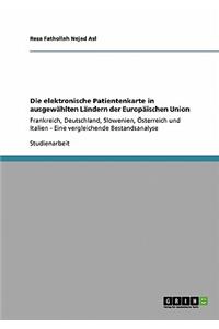 elektronische Patientenkarte in ausgewählten Ländern der Europäischen Union