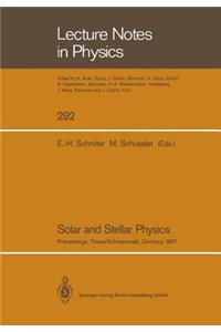 Solar and Stellar Physics