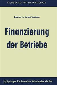 Finanzierung Der Betriebe