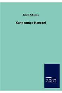 Kant contra Haeckel