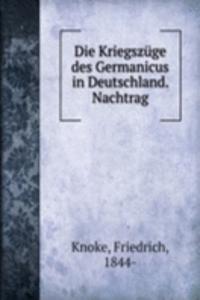 Die Kriegszuge des Germanicus in Deutschland. Nachtrag