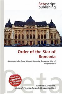 Order of the Star of Romania