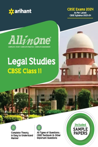 All In One Class 11th Legal Studies for CBSE Exam 2024