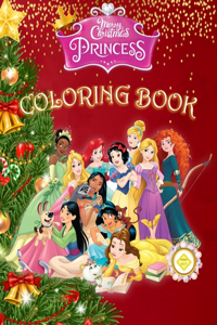 Christmas Princess Coloring Book