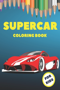 Supercar Coloring Book For Kids