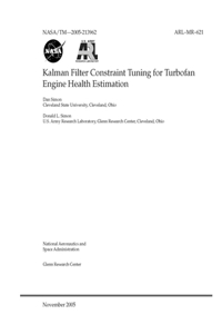 Kalman Filter Constraint Tuning for Turbofan Engine Health Estimation